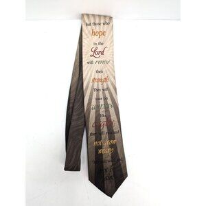 Tie Tales Religious Necktie Isaiah 40:31 Rn 121148 Silk Standard 60 Inch